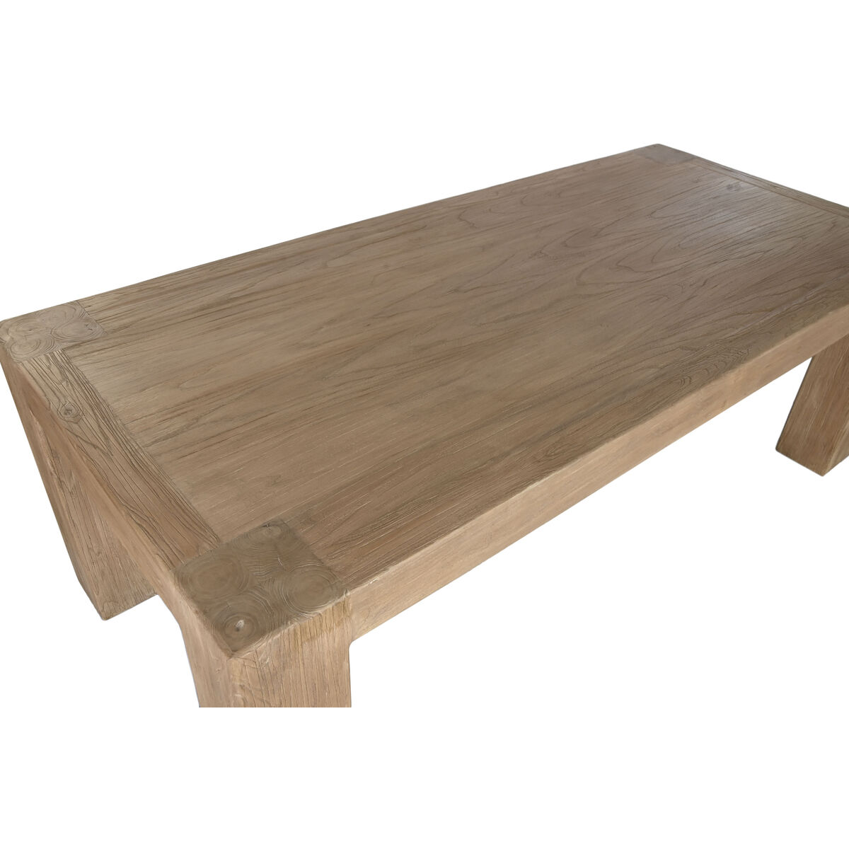 Mesa de Comedor Home ESPRIT Natural Madera de olmo 220 x 100 x 76 cm 3 S3061005_2