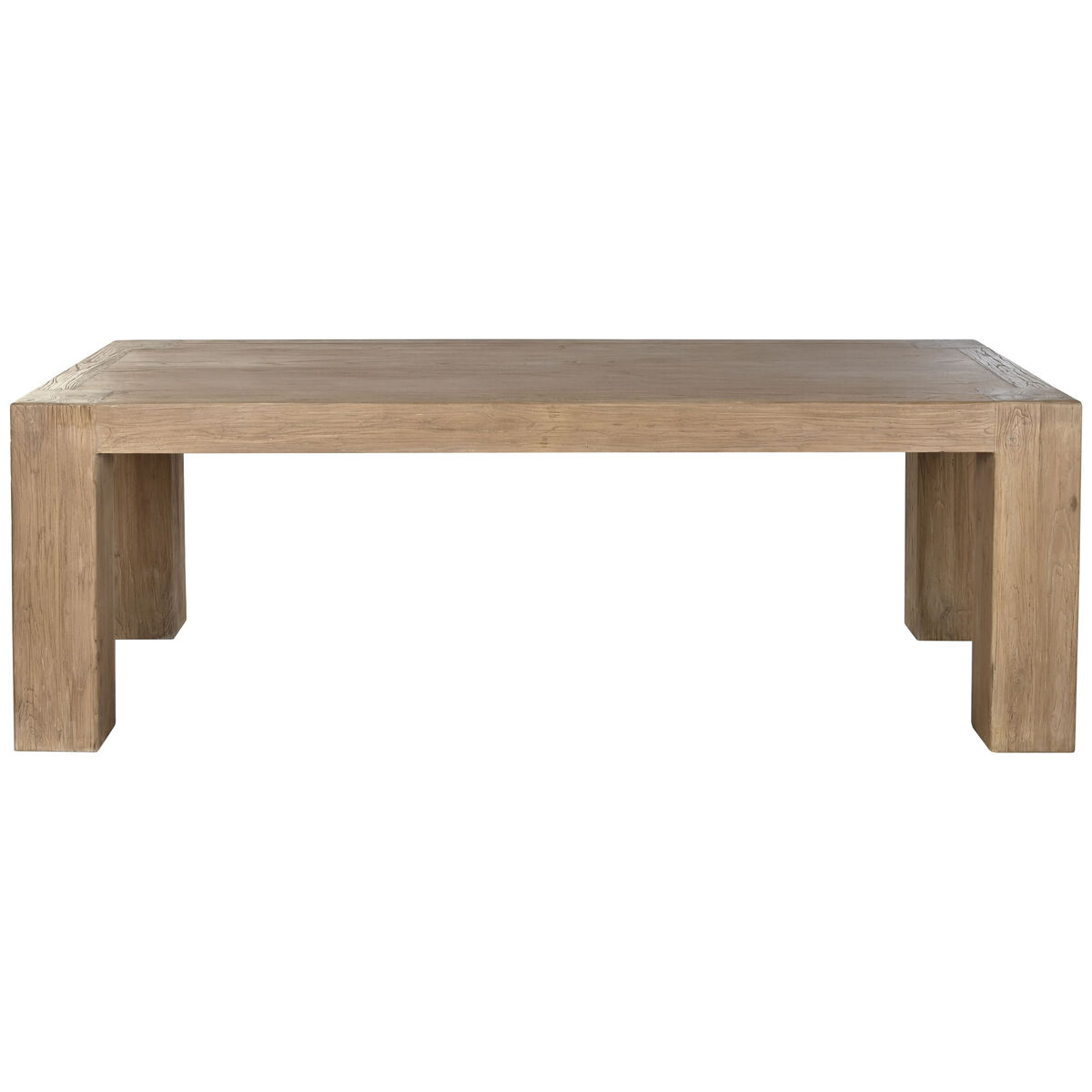 Mesa de Comedor Home ESPRIT Natural Madera de olmo 220 x 100 x 76 cm 6 S3061005_5