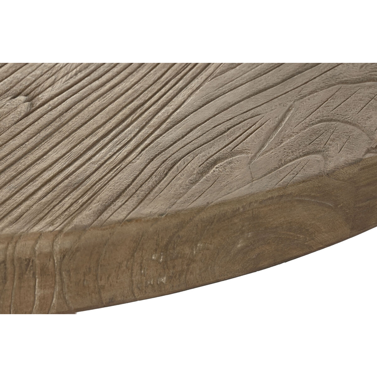 Mesa de Comedor Home ESPRIT Natural Madera de olmo 120 x 120 x 76 cm 3 S3061007_2