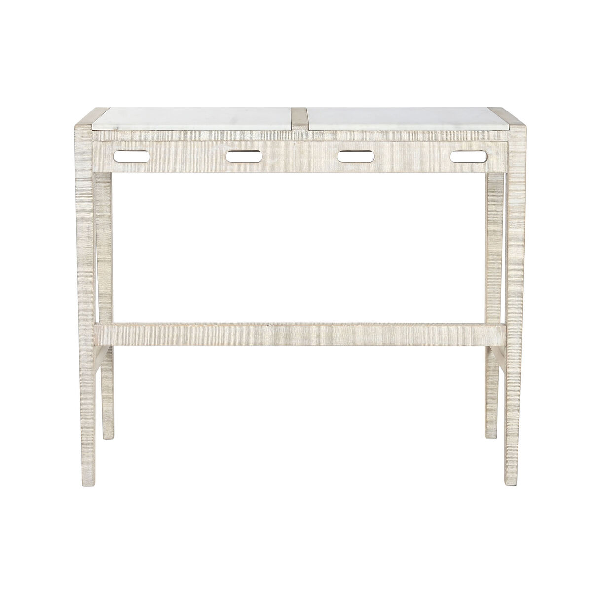 Conjunto de Mesa con Sillas Home ESPRIT Blanco Natural 112 x 40 x 96 cm 4 S3060903_3