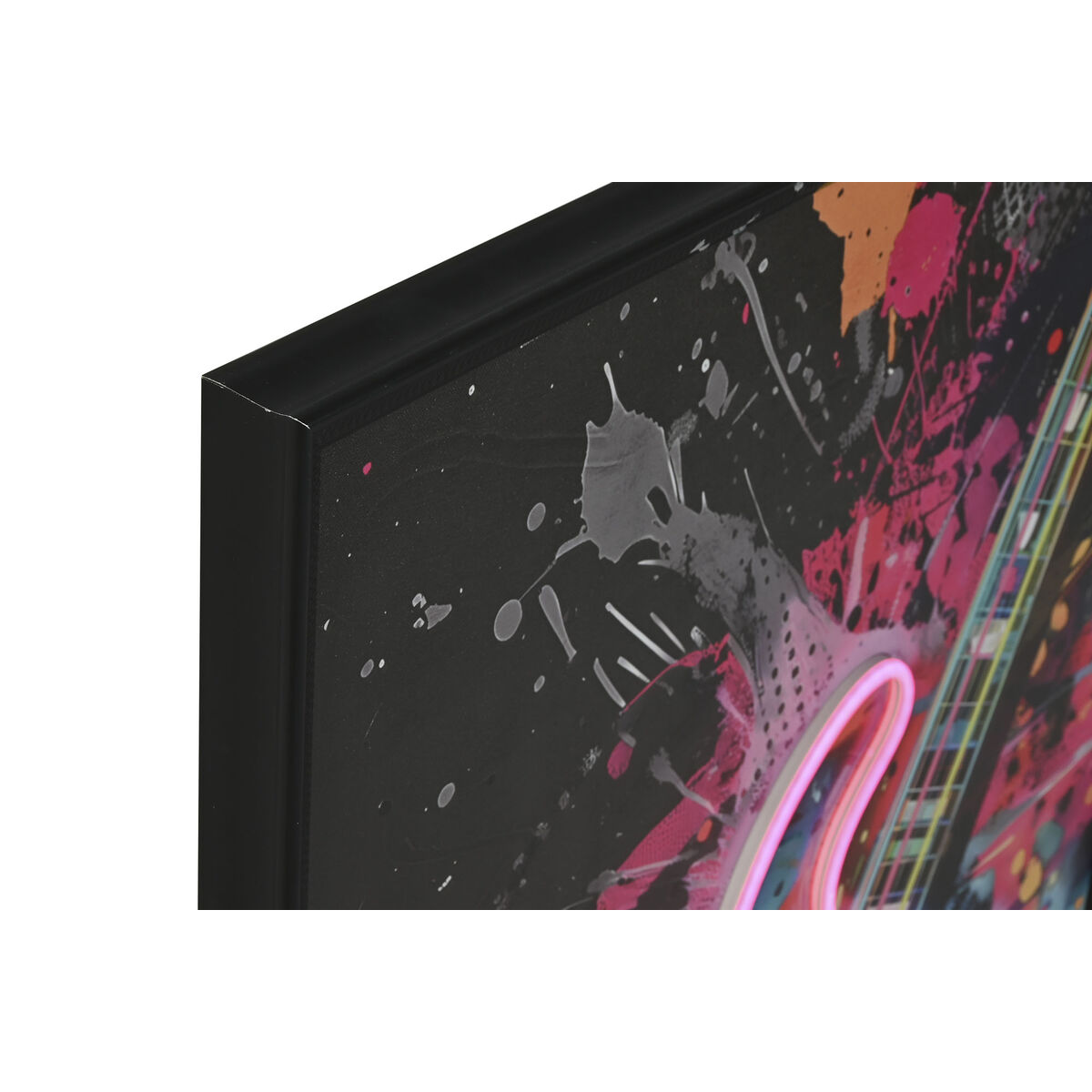 Cuadro Home ESPRIT Negro Guitarra Loft 63 x 3,7 x 93 cm (2 Unidades) 3 S3060778_2