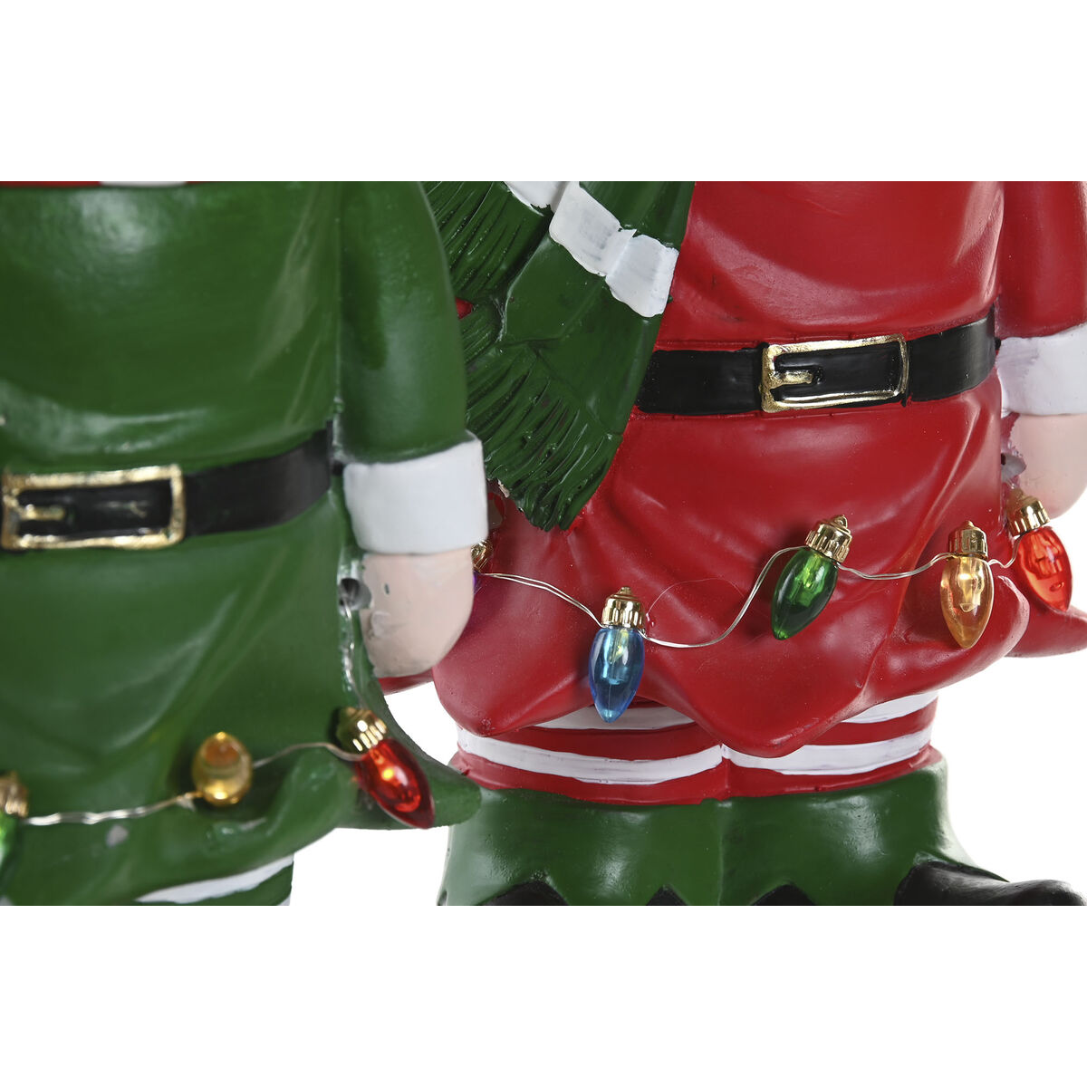 Adorno Navideño Home ESPRIT Multicolor Elfo 15 X 13 X 32 cm (2 Unidades) 3 S3062346_2