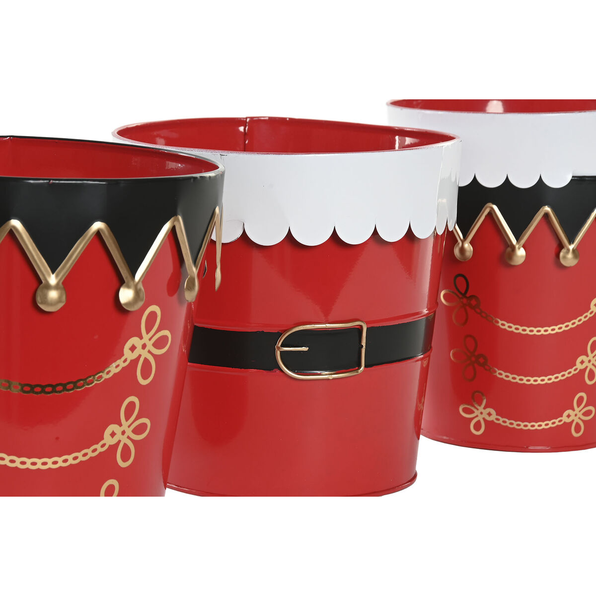 Set Adornos de Navidad Home ESPRIT Blanco Rojo 21 x 21 x 20 cm (2 Unidades) 2 S3062186_1