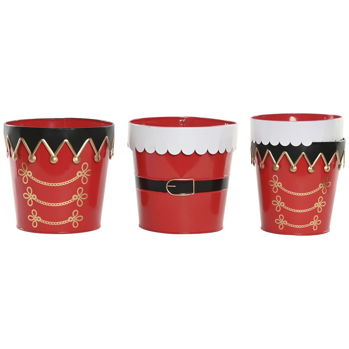 Set Adornos de Navidad Home ESPRIT Blanco Rojo 21 x 21 x 20 cm (2 Unidades) 1 S3062186_0