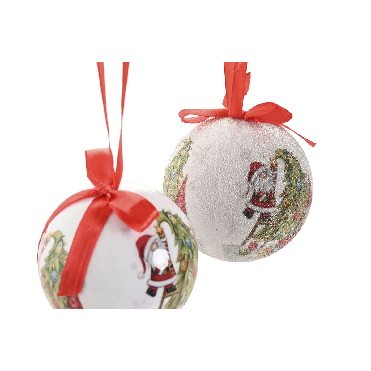 Bolas de Navidad Home ESPRIT Multicolor PVC (14 Piezas) 2 S3062460_1