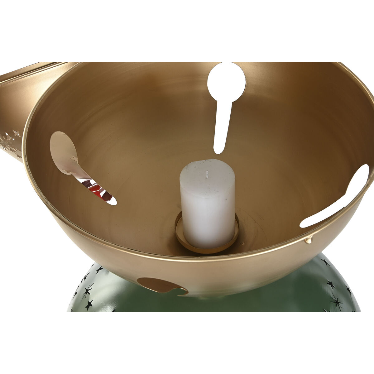 Adorno Navideño Home ESPRIT Rojo Verde Dorado 61 X 61 X 163 CM 5 S3062245_4