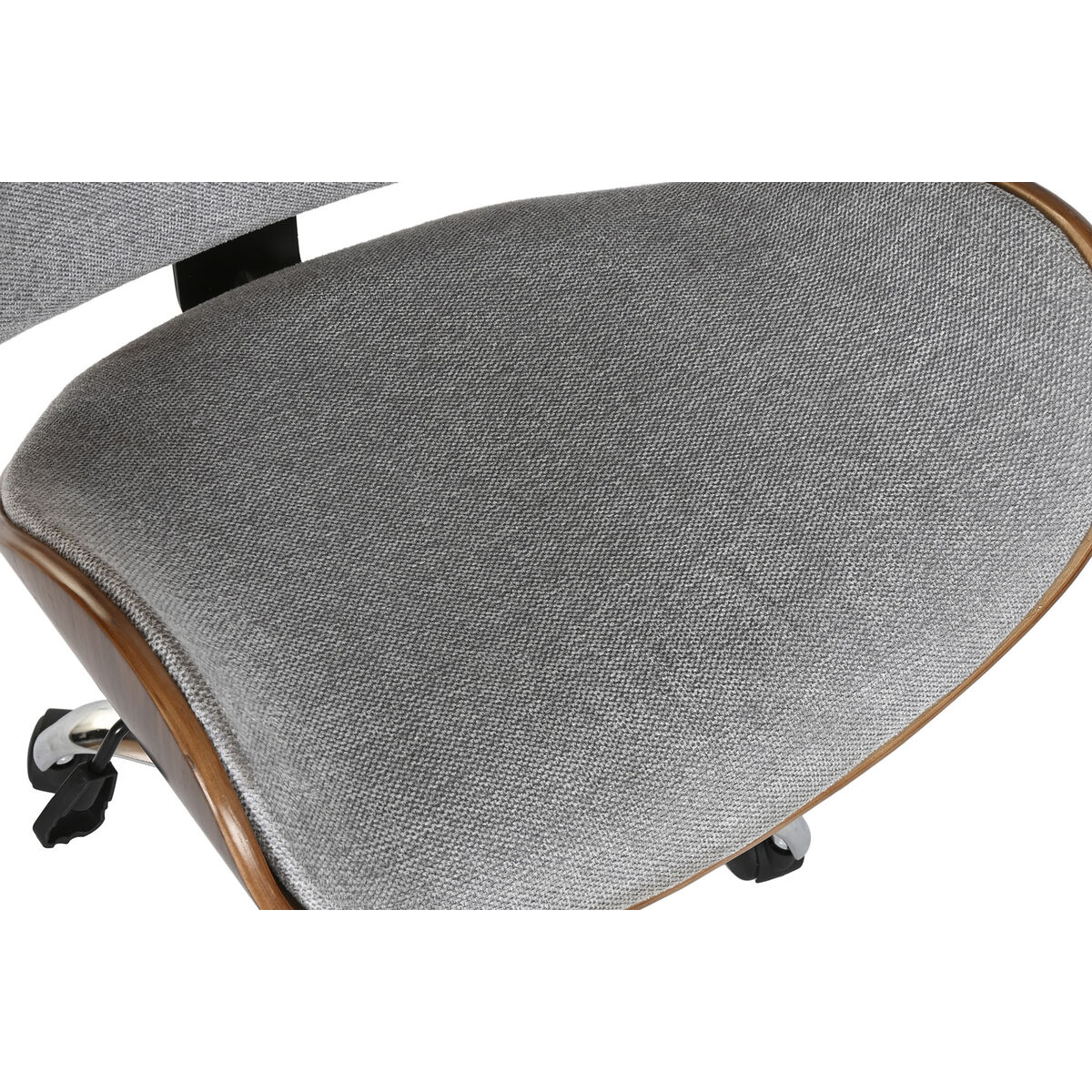 Silla de Oficina Home ESPRIT Marrón Gris Plateado 6 S3061687_5