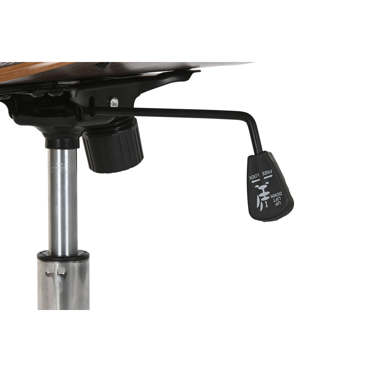 Silla de Oficina Home ESPRIT Marrón Gris Plateado 8 S3061687_7