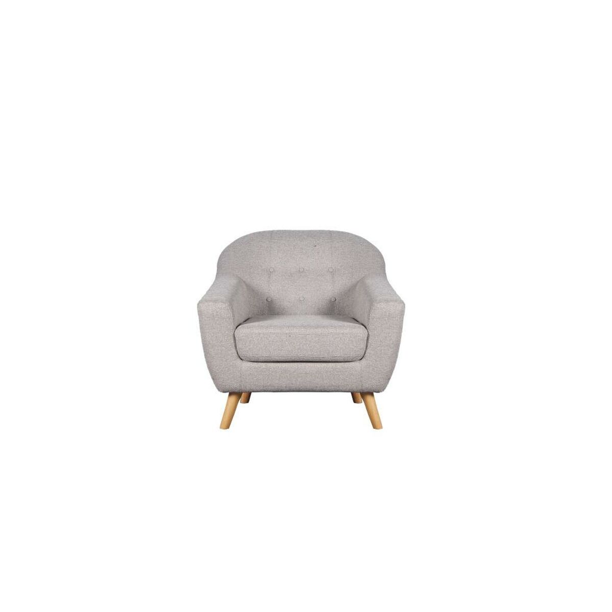 Sillón Home ESPRIT Beige 83 x 80 x 80 cm 1 S3061690_0