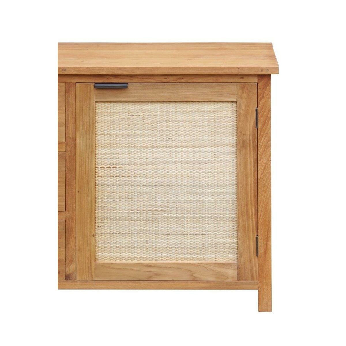 Aparador Home ESPRIT Ratán madera de teca 180 x 50 x 85 cm 2 S3061934_1