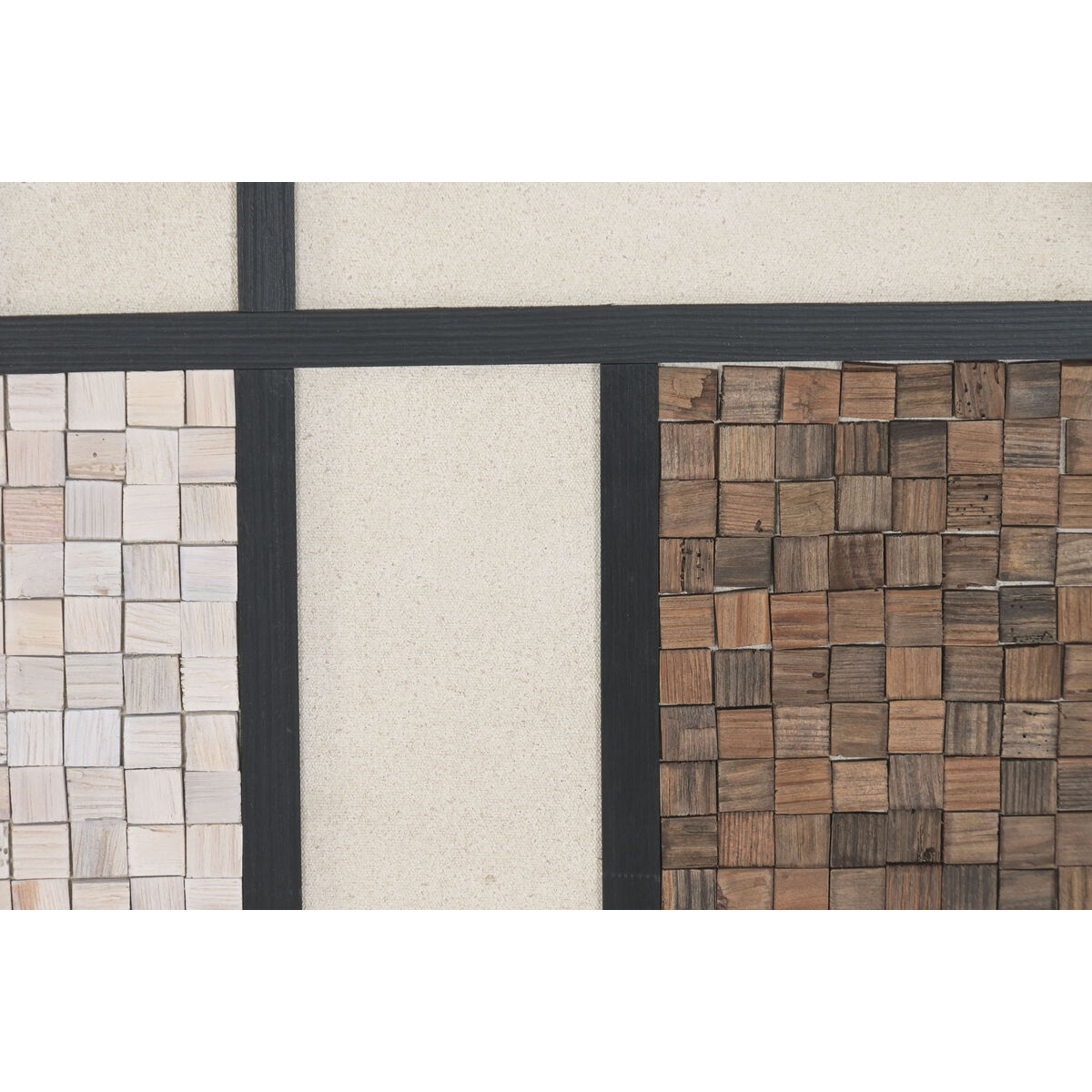 Cuadro Home ESPRIT Pino Madera Reciclada 82 x 4 x 82 cm 3 S3062053_2