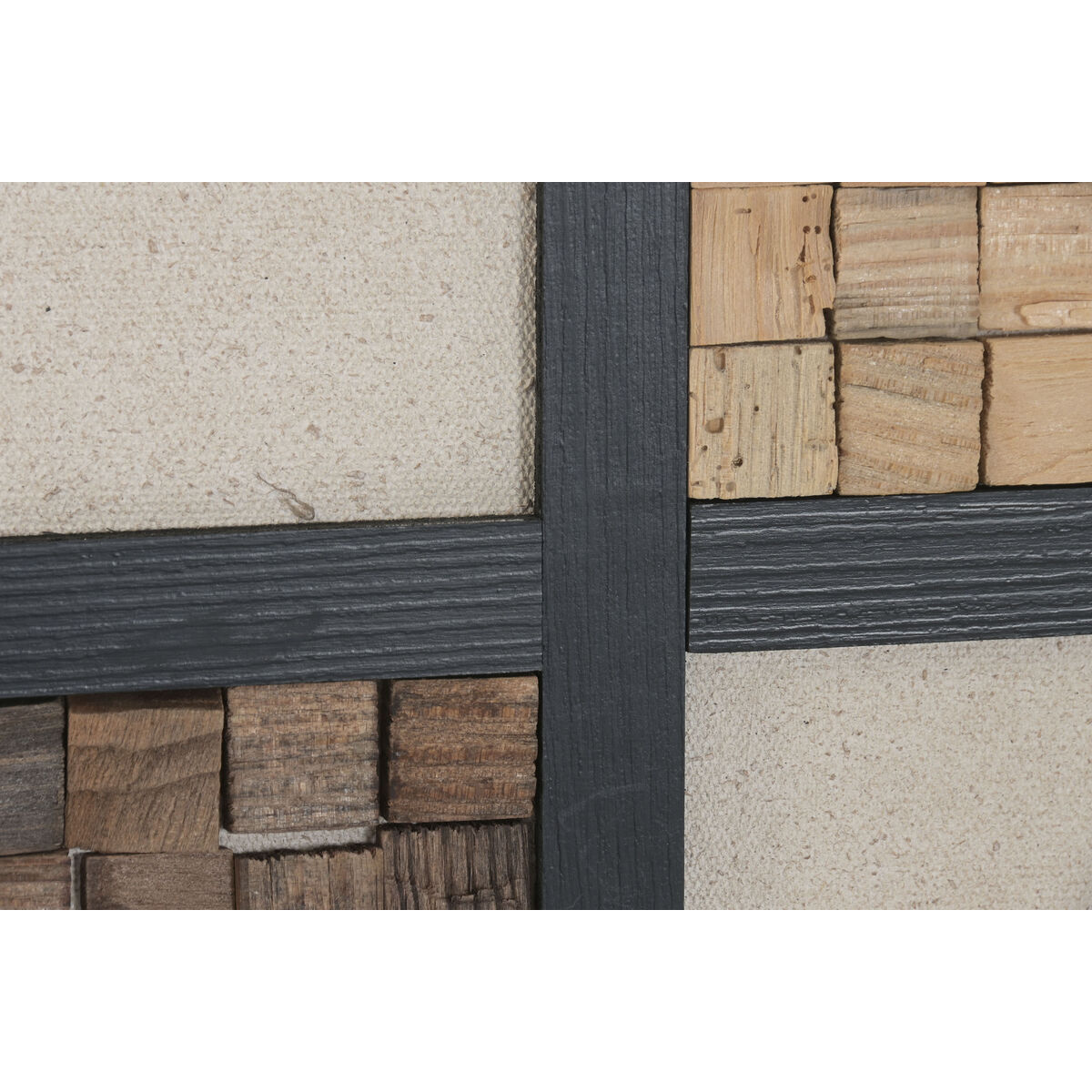 Cuadro Home ESPRIT Pino Madera Reciclada 82 x 4 x 82 cm 4 S3062053_3