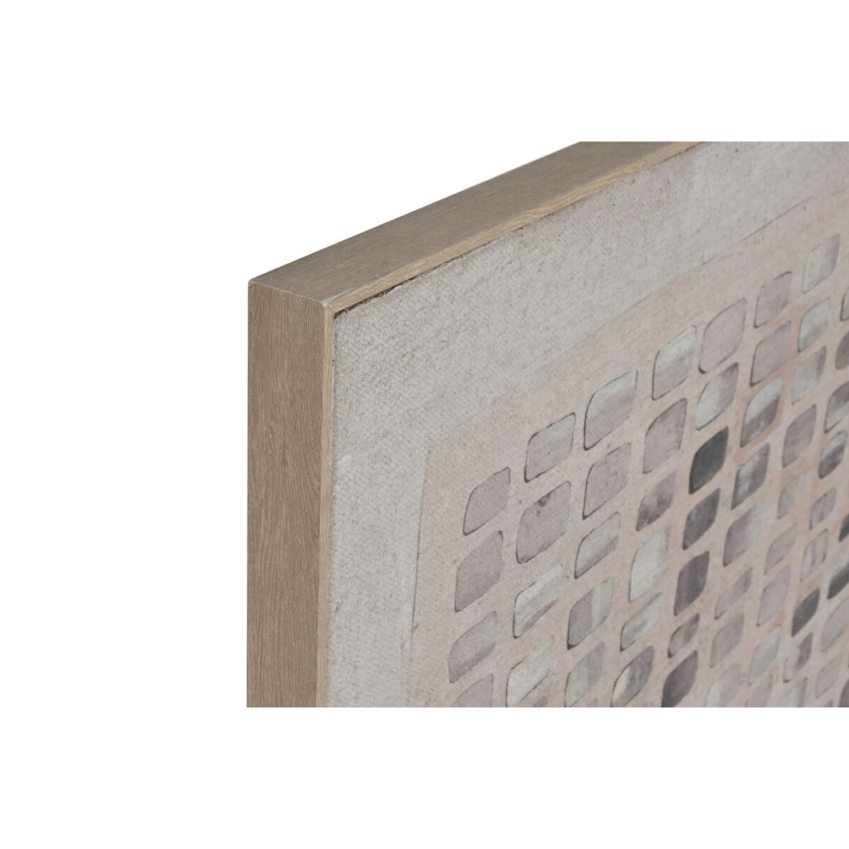 Cuadro 3D Home ESPRIT Yute Poliestireno 100 x 4 x 100 cm 2 S3061824_1