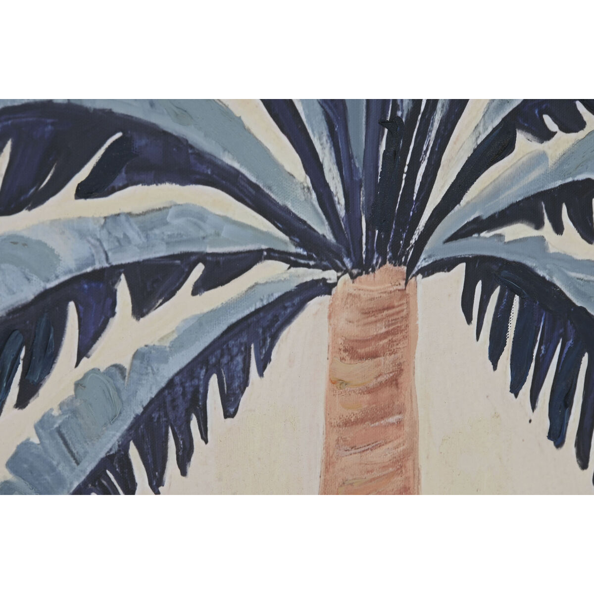 Lienzo Home ESPRIT Verde Beige Palmeras Colonial 75 x 4 x 100 cm (2 Unidades) 3 S3061837_2