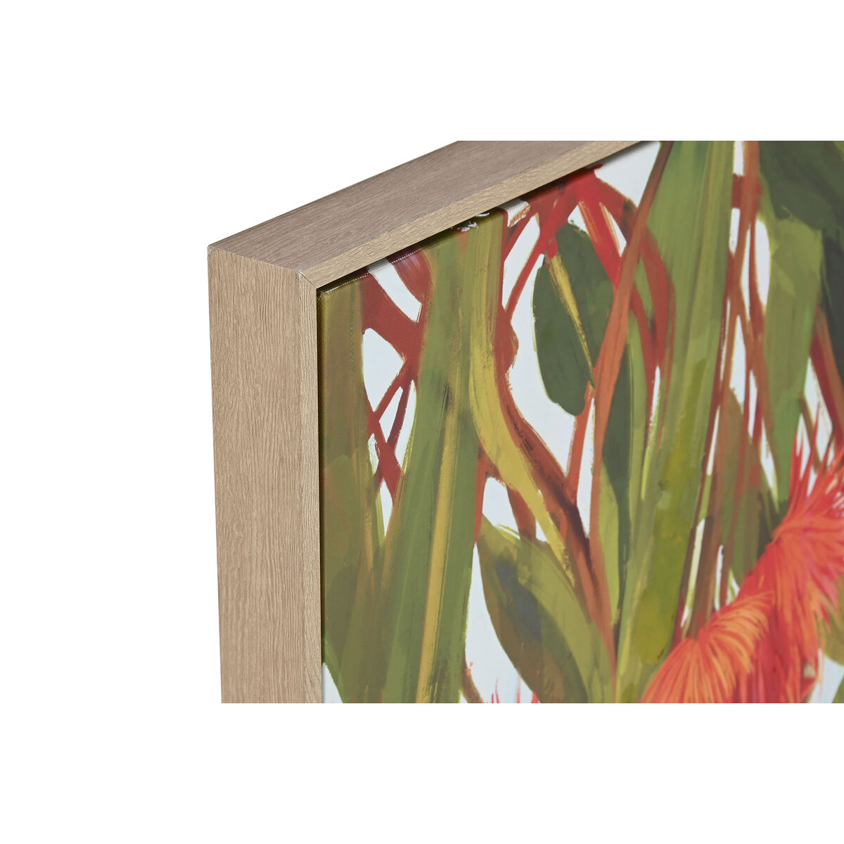 Lienzo Home ESPRIT Amarillo Azul Flores Shabby Chic 100 x 4 x 100 cm (2 Unidades) 2 S3061838_1