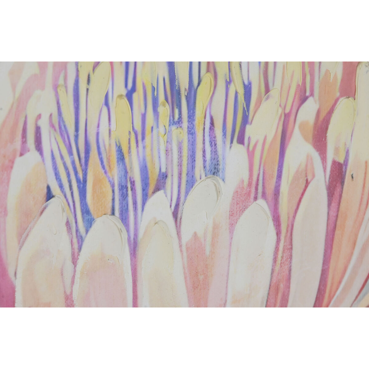 Lienzo Home ESPRIT Verde Rosa Flores Shabby Chic 75 x 4 x 100 cm (2 Unidades) 3 S3061839_2