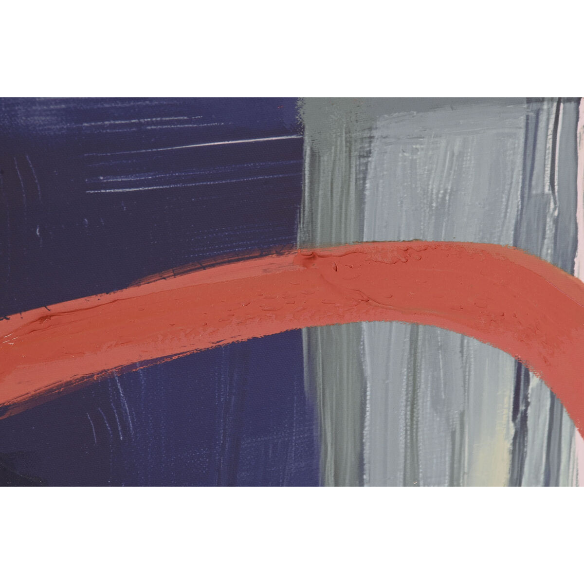 Lienzo Home ESPRIT Blanco Turquesa Abstracto Urbano 120 x 4 x 90 cm (2 Unidades) 3 S3061841_2