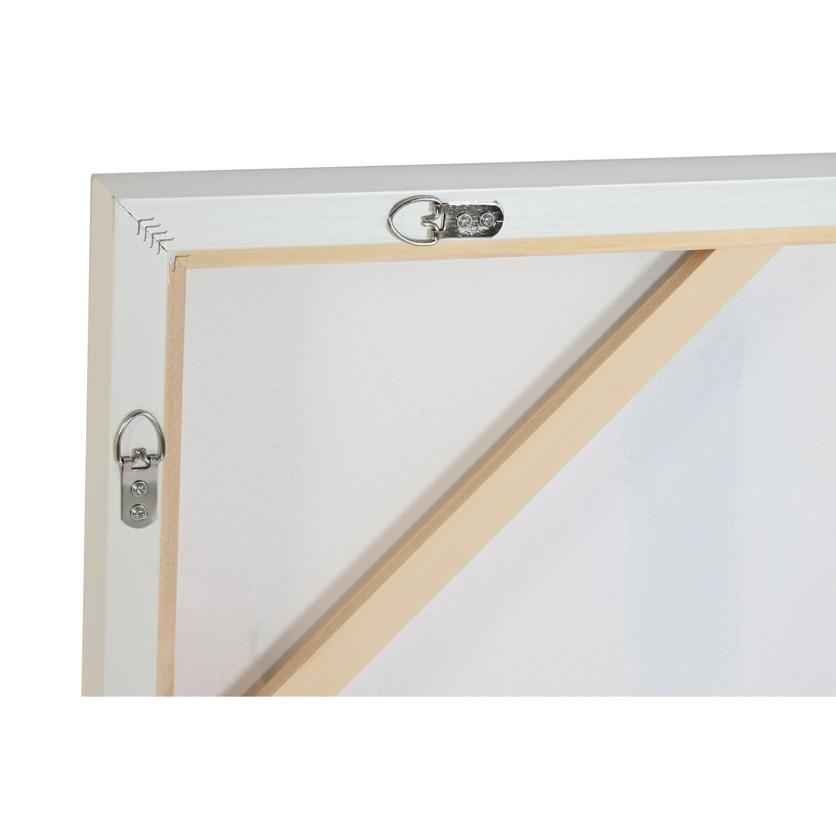 Lienzo Home ESPRIT Blanco Turquesa Abstracto Urbano 120 x 4 x 90 cm (2 Unidades) 4 S3061841_3