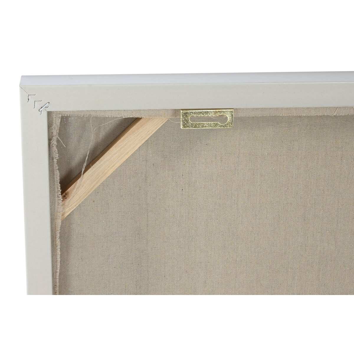 Lienzo Home ESPRIT Blanco Natural Boho 82 x 4,5 x 82 cm (2 Unidades) 4 S3061864_3