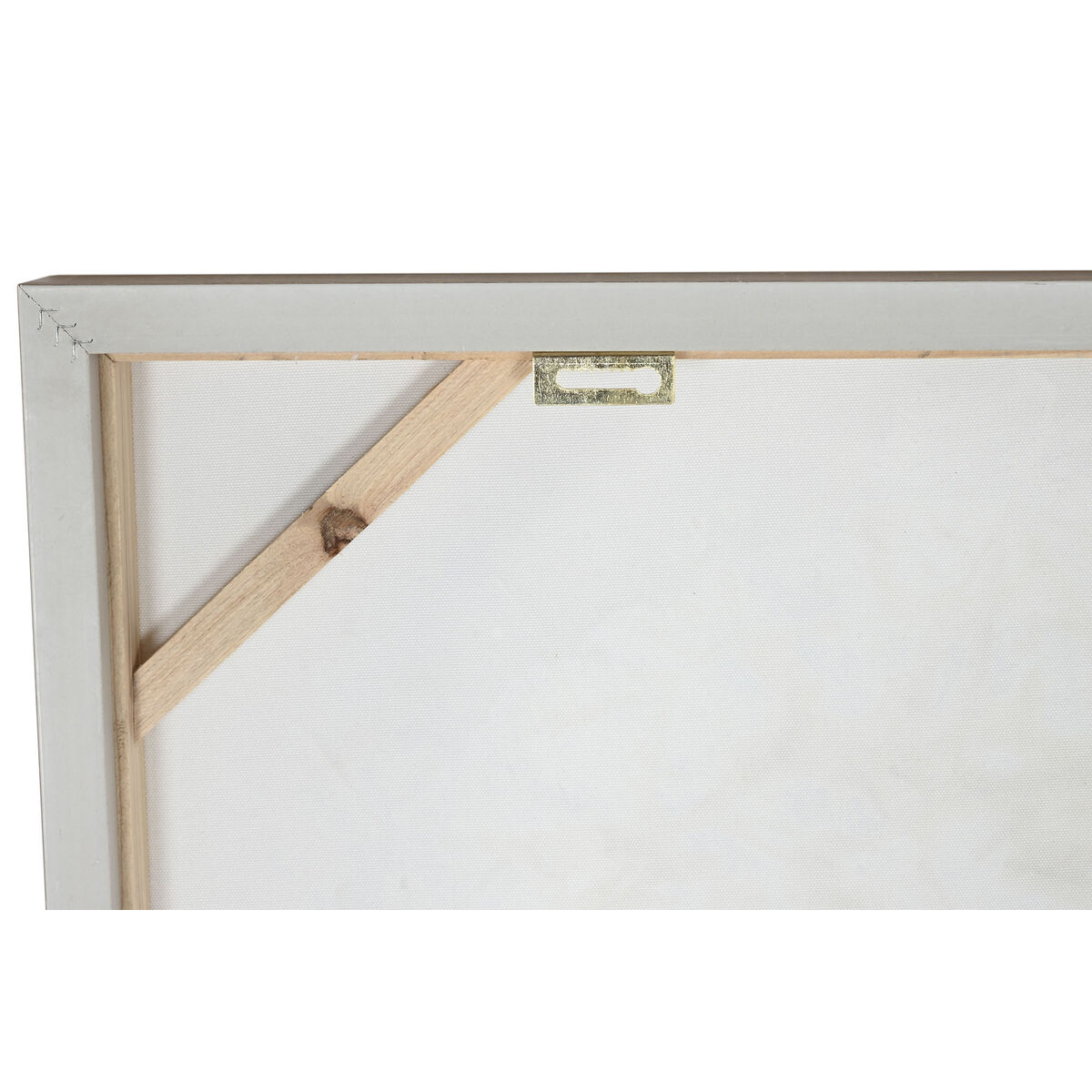 Lienzo Home ESPRIT Blanco Dorado Árbol Tradicional 82 x 4 x 122 cm (2 Unidades) 4 S3061870_3