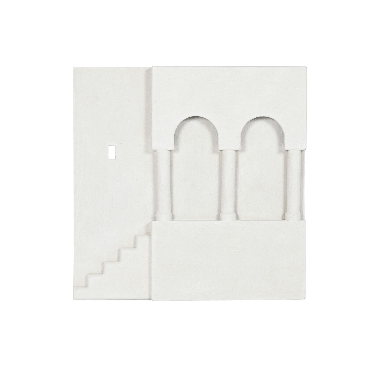 Decoración de Pared Home ESPRIT Blanco Scandi 80 x 6,5 x 80 cm 1 S3062292_0