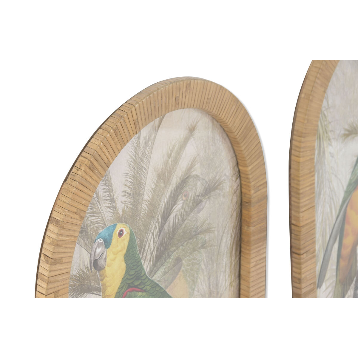 Cuadro Home ESPRIT Cristal Ratán 35 X 2,5 X 60 CM (2 Unidades) 2 S3062605_1