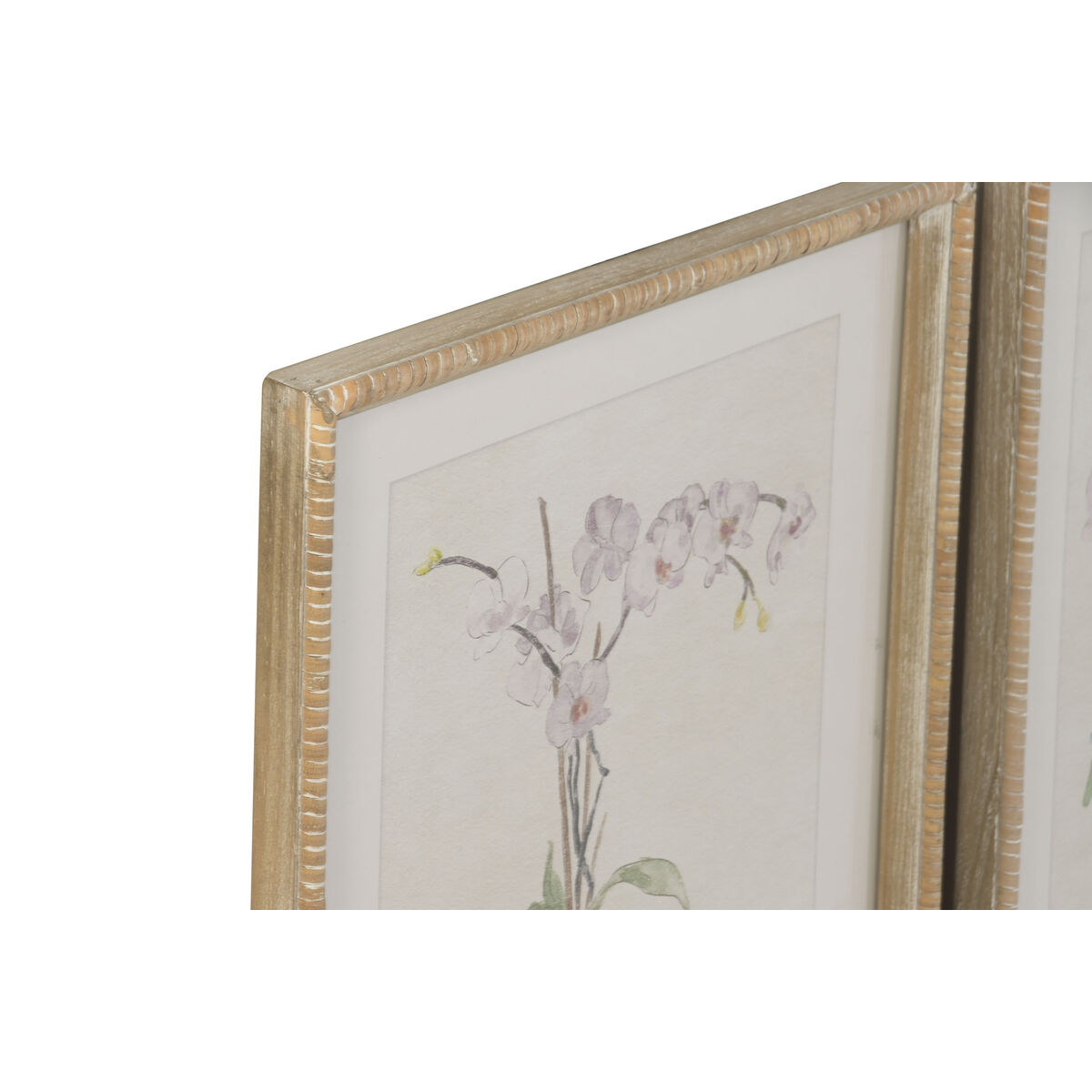 Cuadro Home ESPRIT Cristal Abeto 35 x 2,5 x 45 cm (4 Unidades) 2 S3062607_1