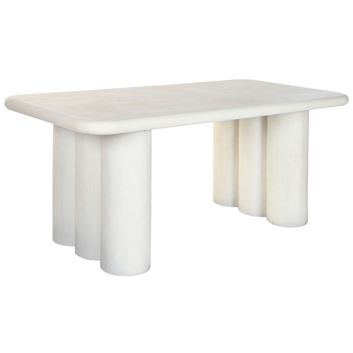 Mesa de Comedor Home ESPRIT Blanco Resina Madera MDF 180 x 90 x 76 cm 1 S3062298_0