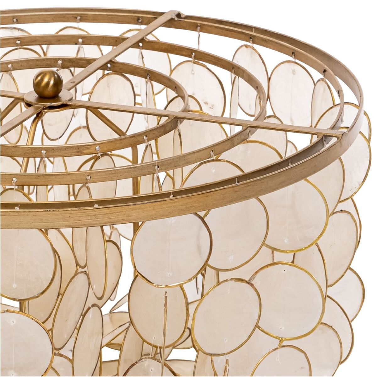 Lámpara de Pie Home ESPRIT Beige Dorado 220 V 40 x 40 x 153 cm 4 S3062644_3