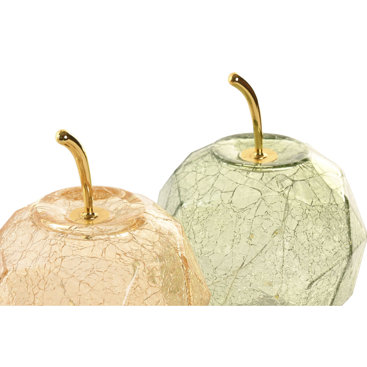 Decoración luminosa Home ESPRIT Cristal Shabby Chic 12 x 12 x 17 cm (2 Unidades) 4 S3062619_3