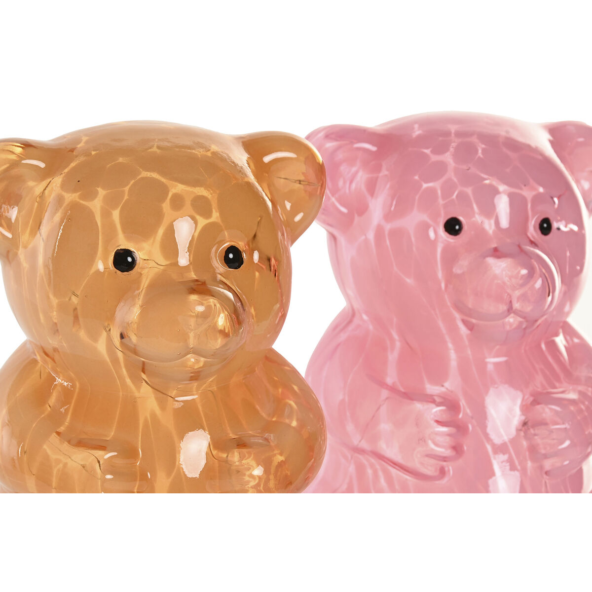 Decoración luminosa Home ESPRIT Cristal Urbano 13 x 14 x 20 cm (2 Unidades) 3 S3062620_2