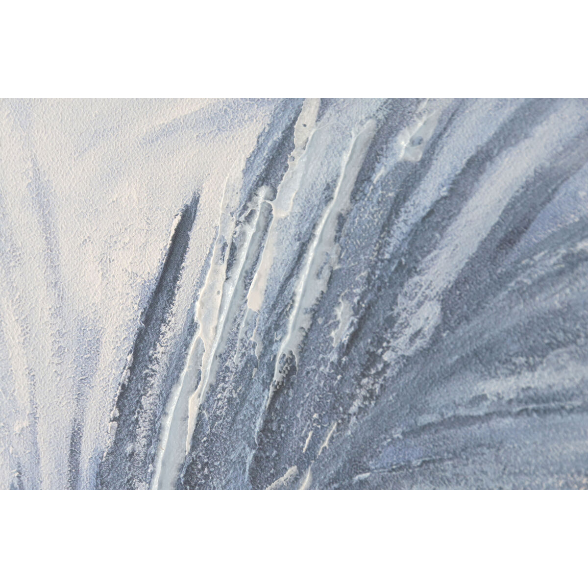 Lienzo Home ESPRIT Azul Blanco Palmeras Tropical 82,5 x 3,5 x 122,5 cm (2 Unidades) 4 S3062151_3