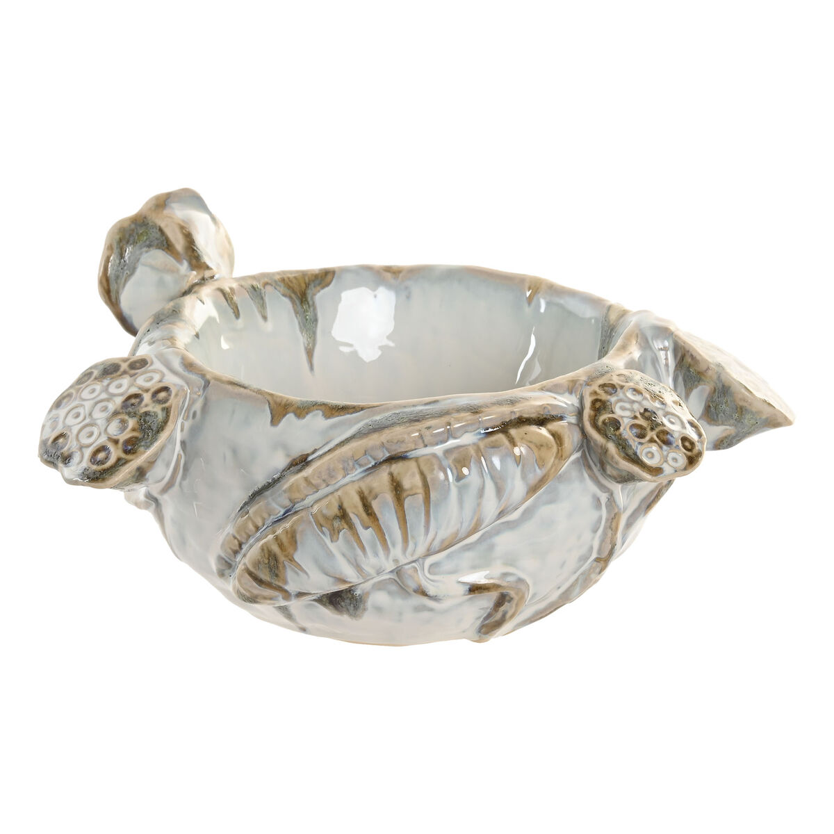 Centro de Mesa Home ESPRIT Azul Blanco Cerámica 28 x 25 x 13 cm 1 S3062260_0