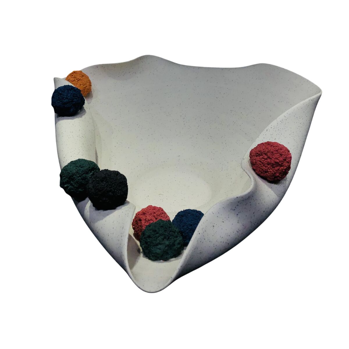 Centro de Mesa Home ESPRIT Blanco Multicolor Cerámica 47 X 38 X 20 CM 6 S3062663_5