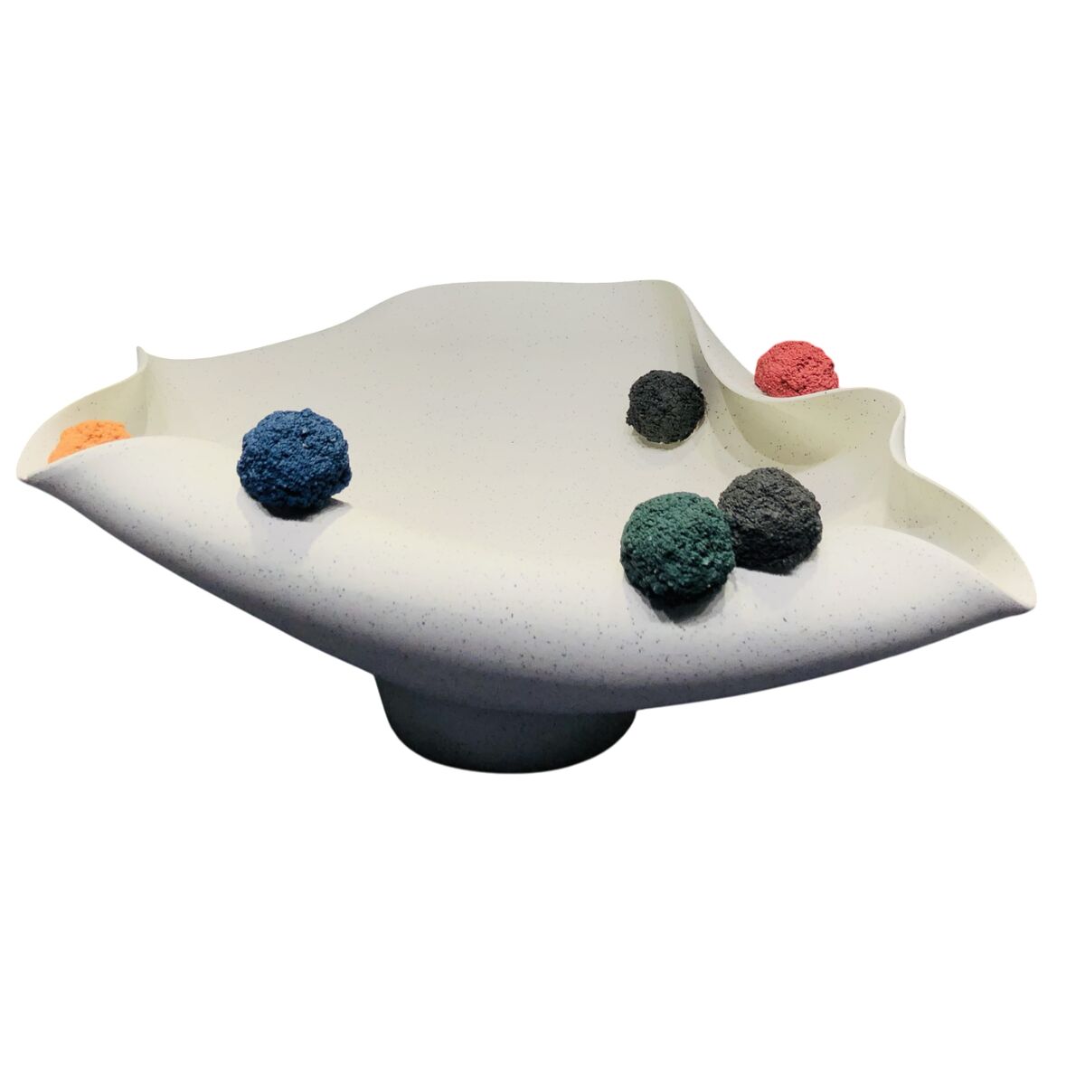 Centro de Mesa Home ESPRIT Blanco Multicolor Cerámica 47 X 38 X 20 CM 8 S3062663_7