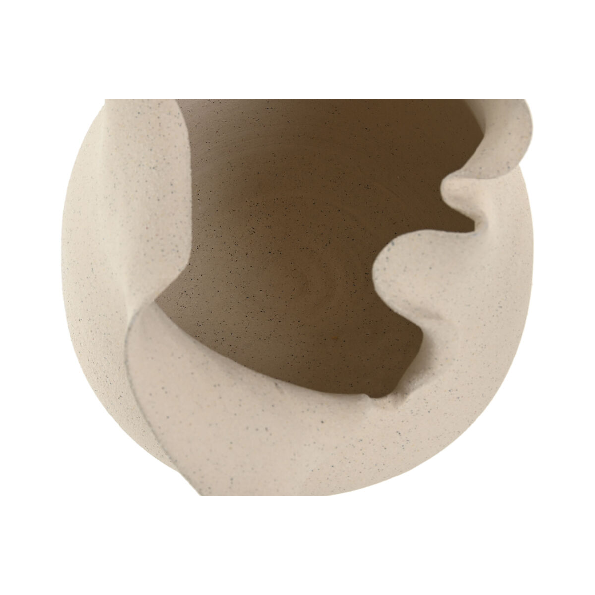 Jarrón Home ESPRIT Blanco Cerámica Estilo artesanal Moderno 27 X 22 X 22 CM 2 S3062667_1