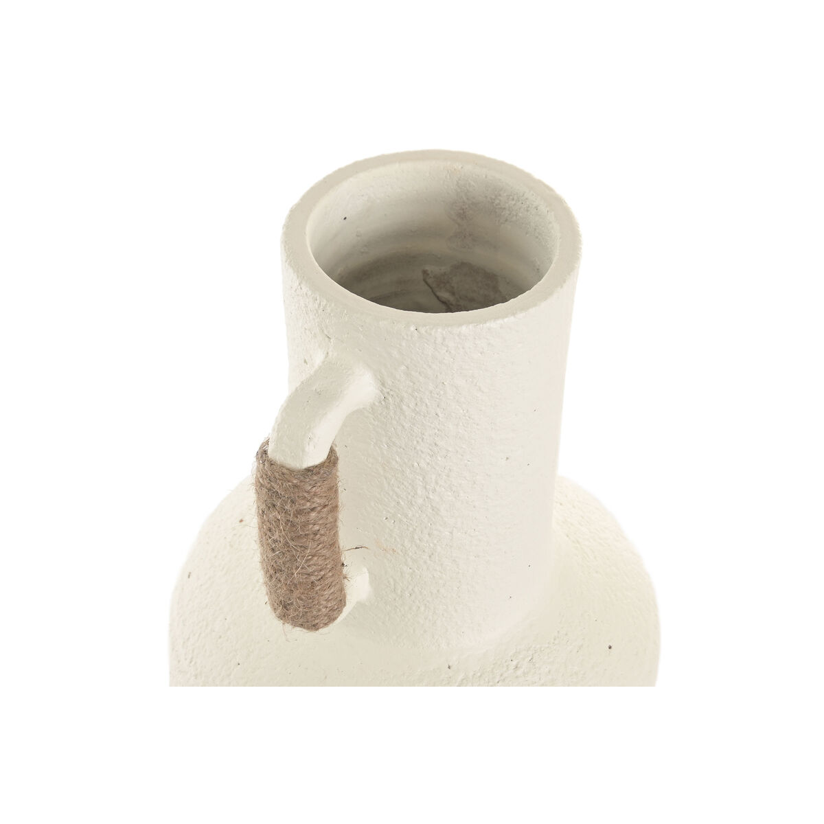 Jarrón Home ESPRIT Blanco Marrón claro Terracota 2 S3062788_1