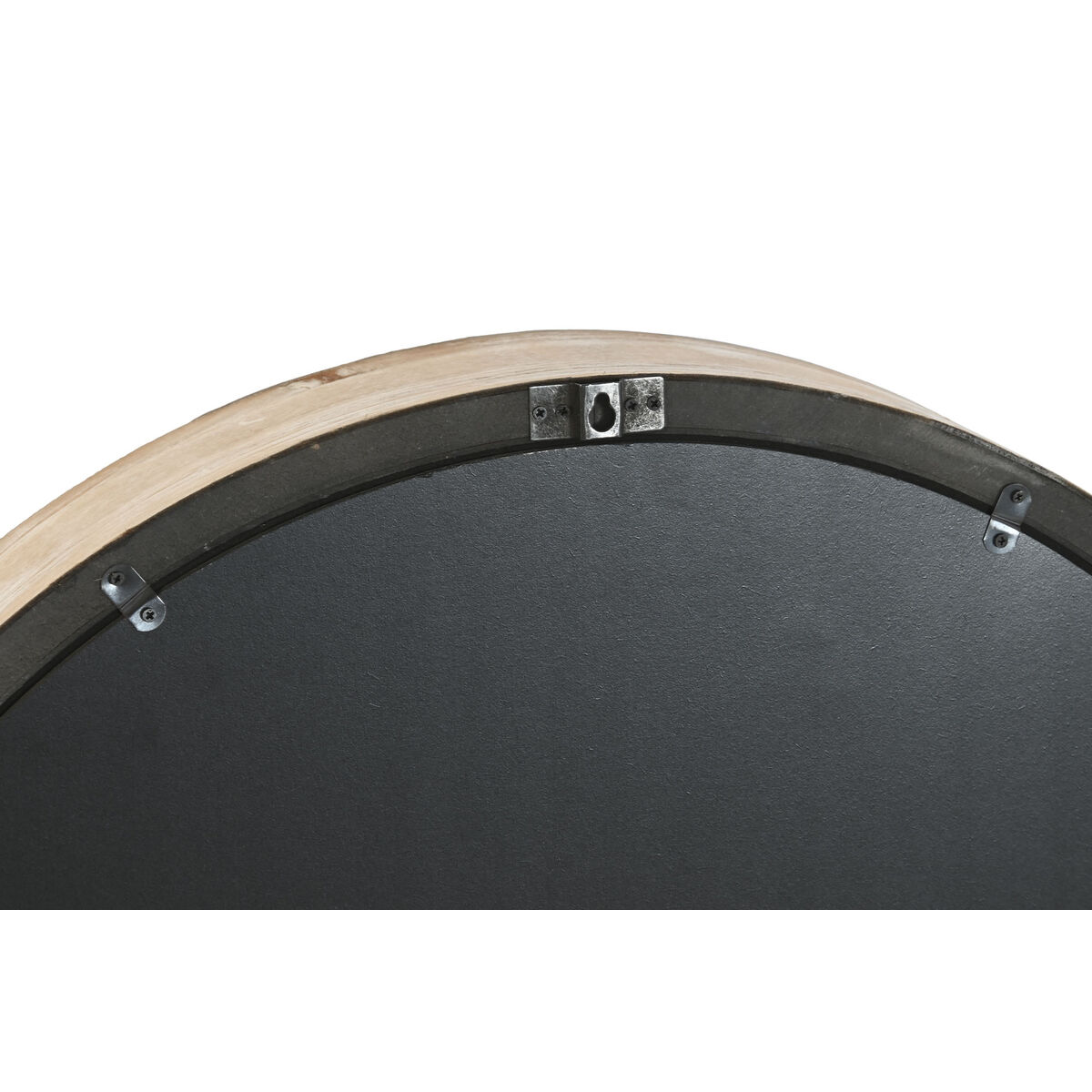 Reloj de Pared Home ESPRIT Blanco Natural Cristal Abeto Vintage 63,5 X 8 X 63,5 CM 4 S3062400_3