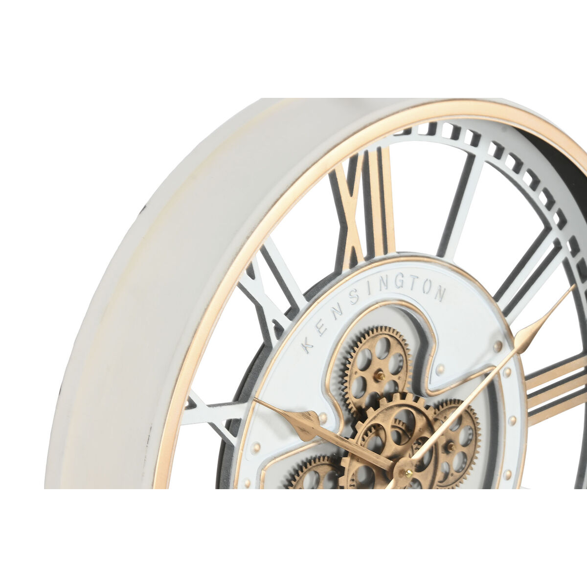 Reloj de Pared Home ESPRIT Blanco Metal Cristal Vintage 60,5 X 9,5 X 60,5 CM 2 S3062403_1