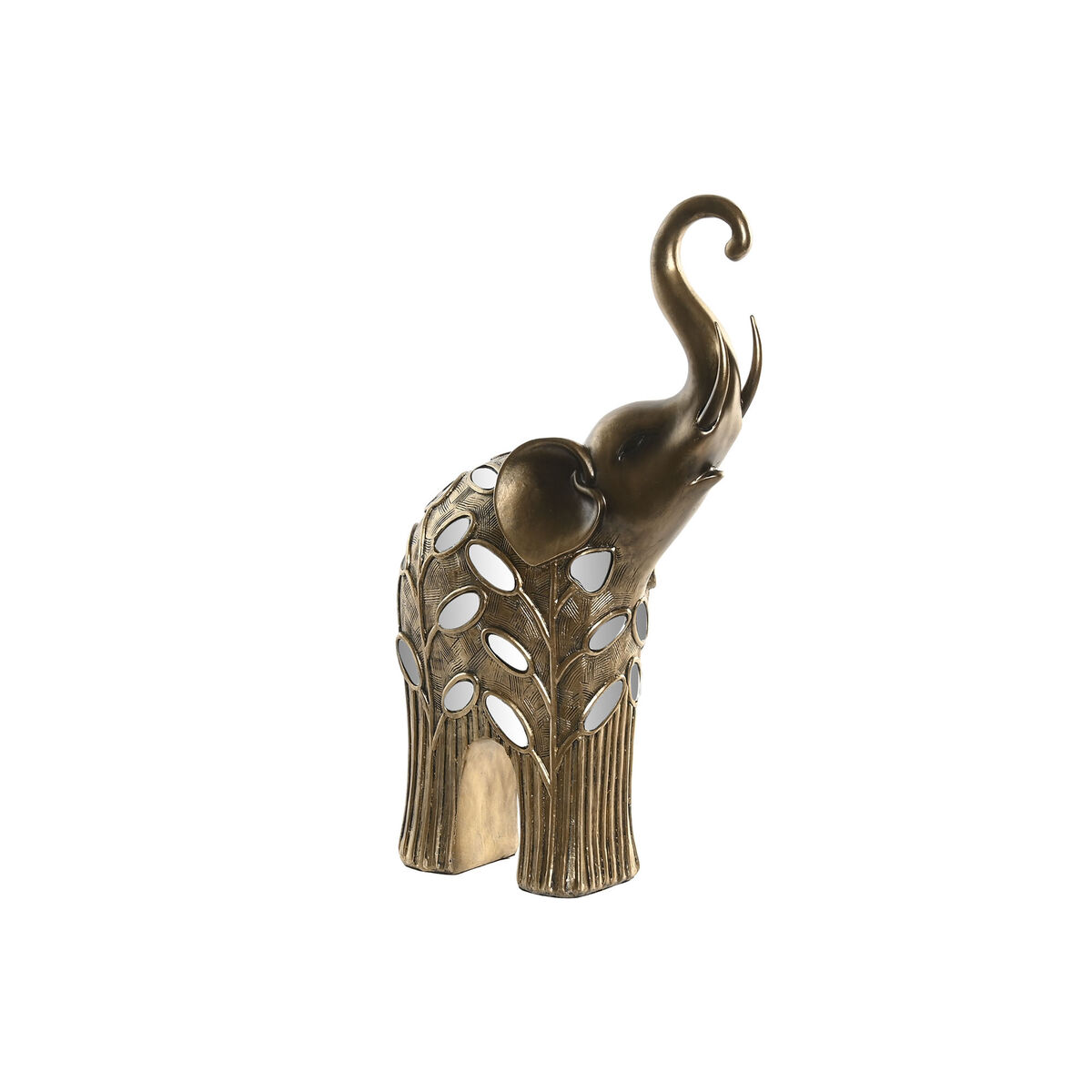 Figura Decorativa Home ESPRIT Bronce Elefante 22,5 X 10,5 X 37,5 CM 1 S3062157_0