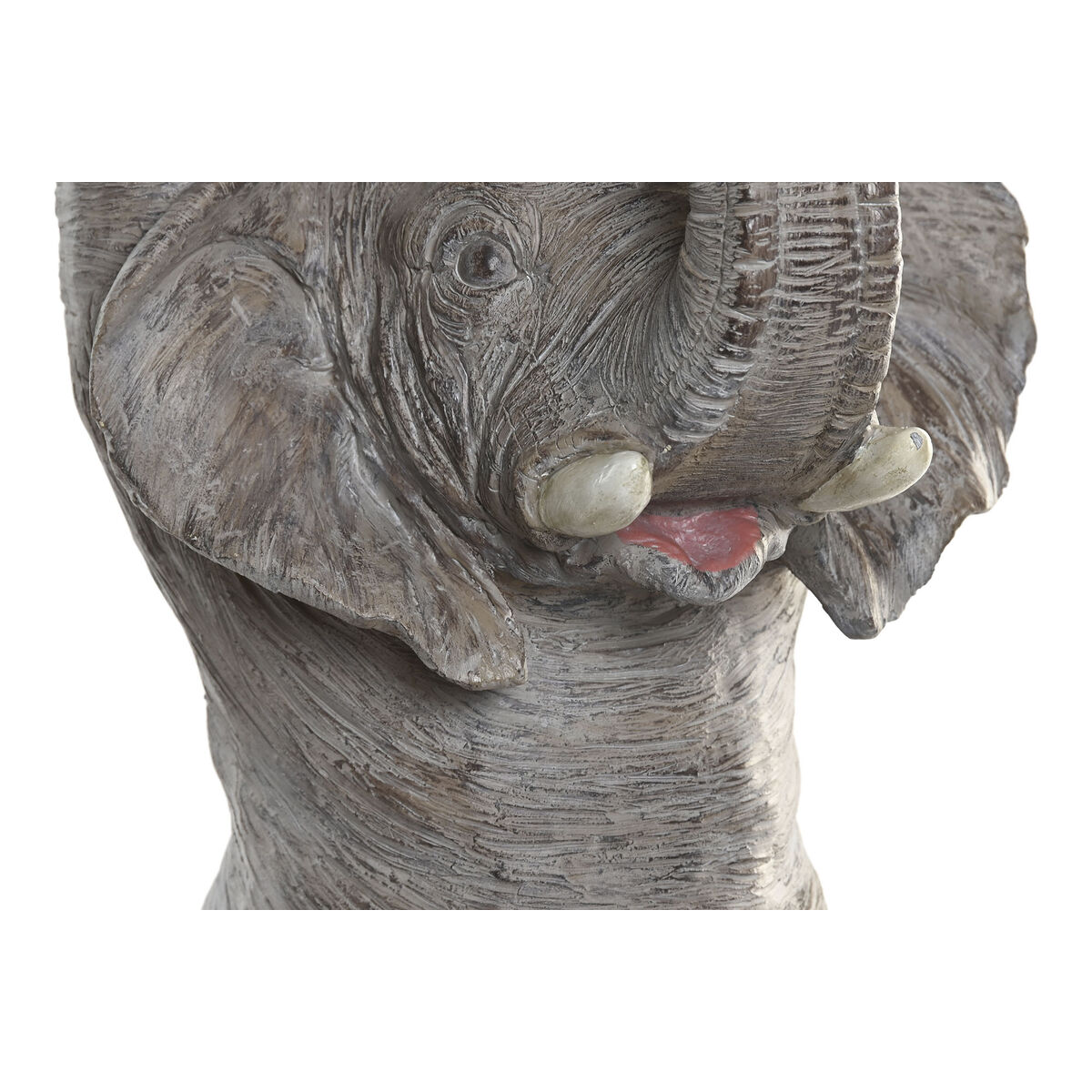 Figura Decorativa Home ESPRIT Gris Dorado Elefante 30,5 X 23 X 34,5 CM 4 S3062163_3