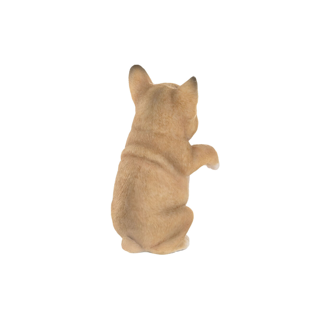 Figura Decorativa Home ESPRIT Blanco Marrón 8 x 8 x 14 cm (4 Unidades) 3 S3062503_2