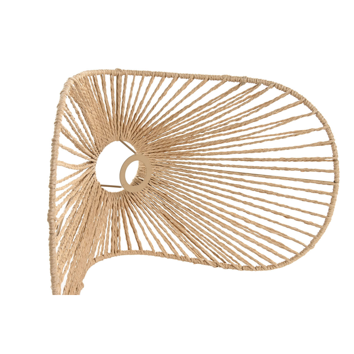 Pantalla de Lámpara Home ESPRIT Marrón Metal Fibra Natural Urbano 66 X 50 X 35 CM (3 Piezas) 3 S3062704_2