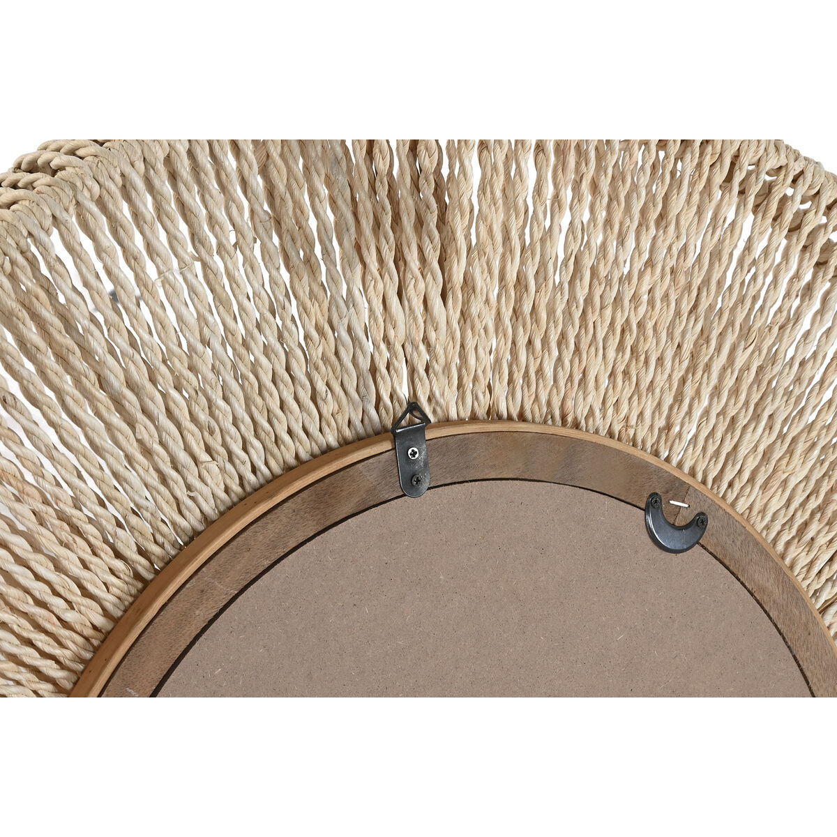 Espejo de pared Home ESPRIT Natural Cottage 73 x 7 x 73 cm 4 S3062275_3