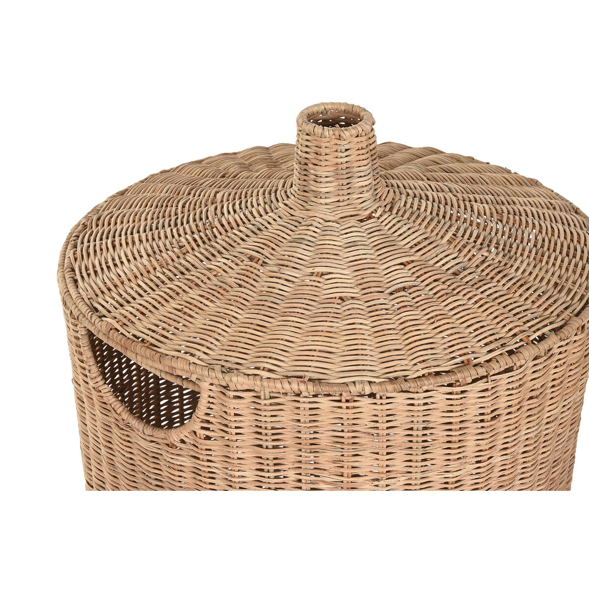 Caja Decorativa Home ESPRIT Natural Metal Tropical (2 Piezas) 2 S3062172_1