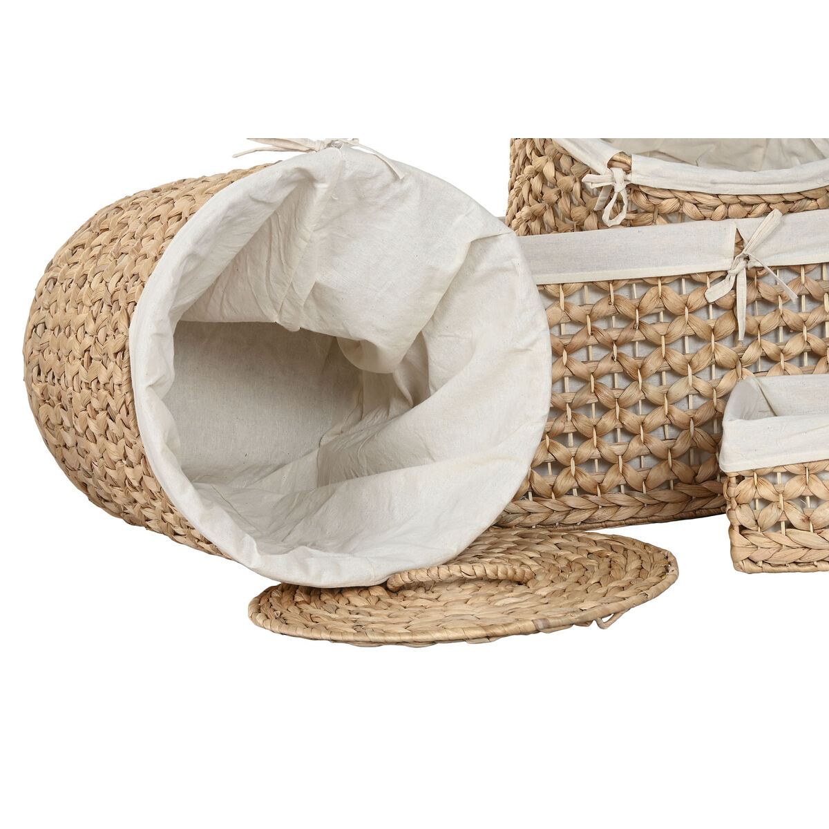 Caja Decorativa Home ESPRIT Natural Jacinto de agua Tropical 3 S3062174_2