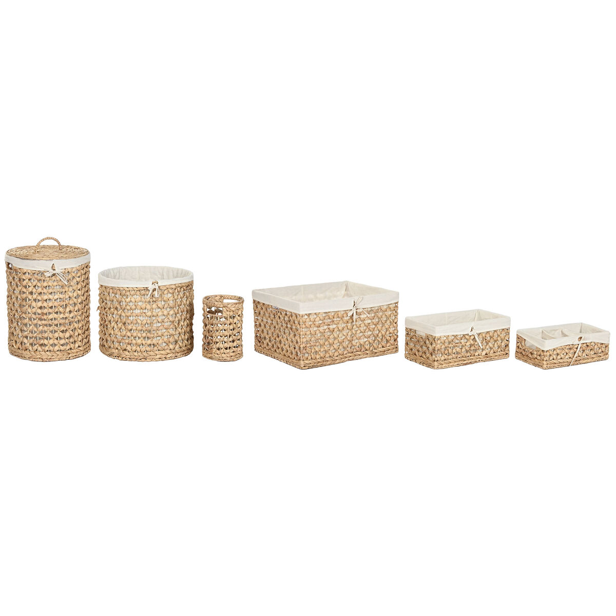Caja Decorativa Home ESPRIT Natural Jacinto de agua Tropical 1 S3062174_0
