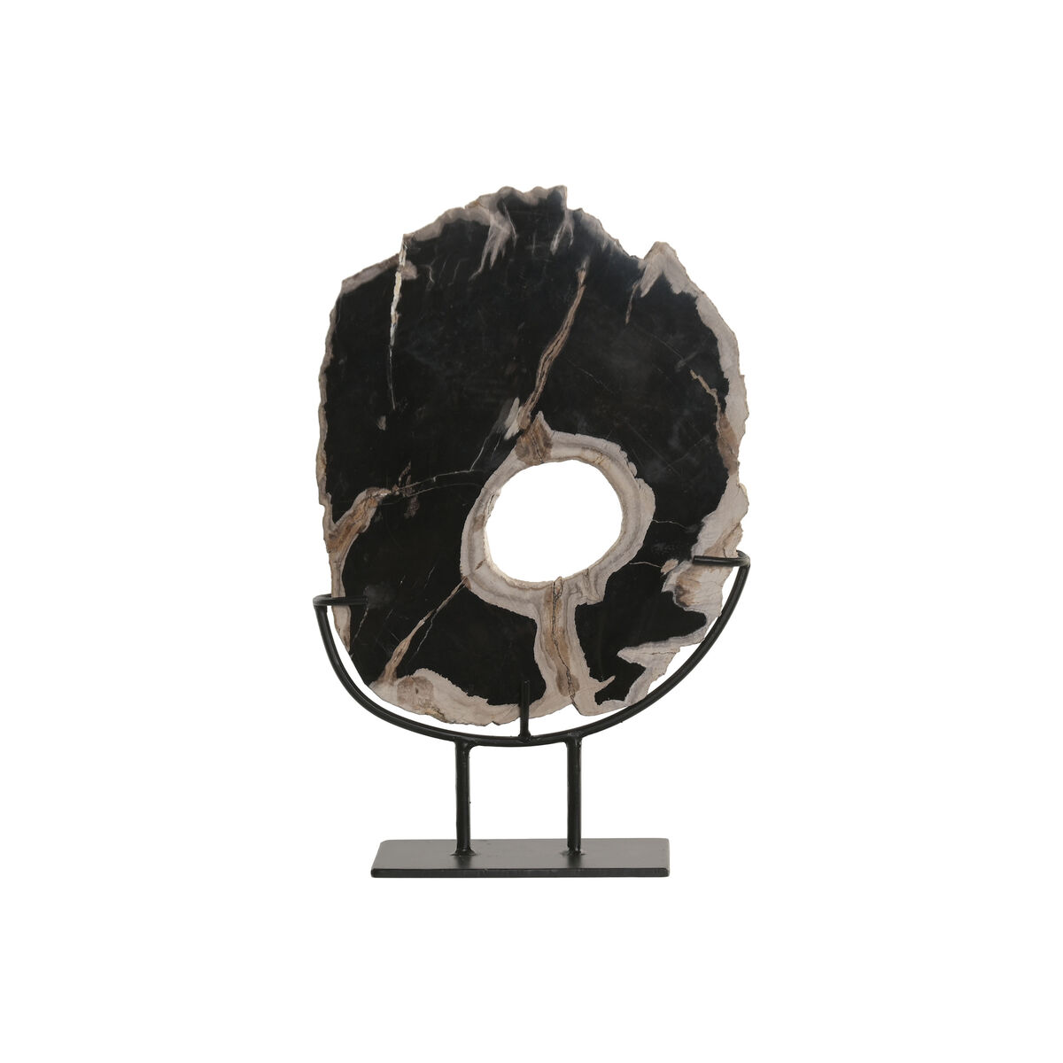 Figura Decorativa Home ESPRIT Blanco Negro 30 x 11 x 40 cm 7 S3063111_6