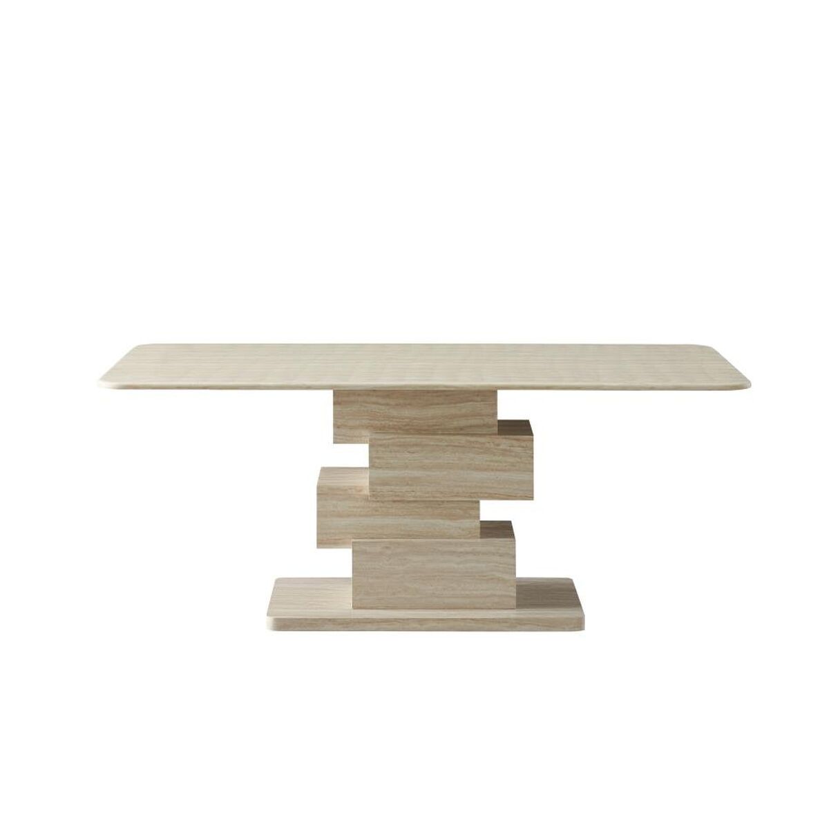 Mesa de Comedor Home ESPRIT Granito Madera MDF 180 x 90 x 75 cm 1 S3062684_0