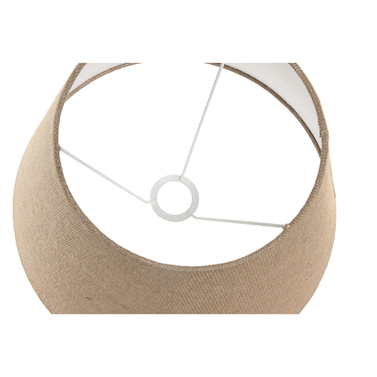 Pantalla de Lámpara Home ESPRIT Marrón Yute Metal 40 x 40 x 25 cm (2 Unidades) 3 S3062327_2